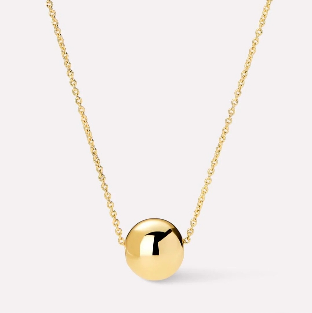 Ana Luisa gold ball necklace